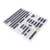Mechanical Keyboard Keycap 128 Key PBT Keycap Set Contrasting Colors