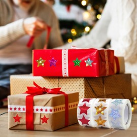 3000 PCS Star Stickers, 1 inch Self Stickers Sparkly Star Stickers Reward Behavior Chart Labels for Kids Students Teachers Supplies (Rose)