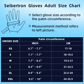 Seibertron W.G.F.G 2.0 Water Resistant Winter Fishing Gloves with Magnetic Finger Flap and Touch Screen for Men and Women – Ideal as Ice Fishing, Photography or Hunting Gloves Black S