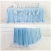 HIGHAWK Table Skirt Table Cover Tulle Background Decoration Photography Backdrop