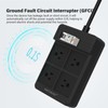 MATCHEASY GFCI Power Strip with 4 Outlets, 30mA RCBO Circuit