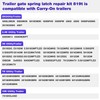 Trailer Gate Spring Latch Kit 819t for Carry-On Utility Trailers,Trailer