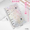 Virtarlux Clear Sticker Book Transparent Girls Removable A6 Sticker Binder