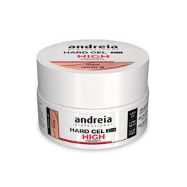 Andreia Professional Dual Phase 2-in-1 LED and UV Gel Nail Builder - High Viscosity for Hard, Strong Nails, Tips and Extensions - Builder Gel for Nails - Nude 44g