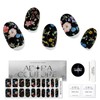 Adora Couture Semi Cured Gel Nail Strips |20pcs Glitter Velvet