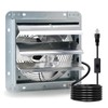 Criditpid 7 Inch Wall Mounted Shutter Exhaust Fan with ON/OFF