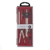 JAKAR STUDENT DRAWING SET self centring geared head compass, divider