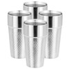 QWORK Stainless Steel Insulated Tumblers, 19 oz 4 Pack Stackable