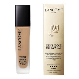 Lancôme Teint Idole Ultra Wear – Base de Maquillaje Mate, Cobertura Completa y Transpirable, Acabado Mate Natural, con Vitamina E, Ácido Hialurónico, 