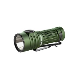 OLIGHT OLIGHT Baton Turbo EDC Rechargeable Handheld Flashlight, 1000 Lumens Compact LED and 510 Meters Long Throw Powerful Light, with Two-Way Clip and Landyard for Camping, Home Use (OD Green)