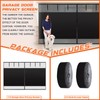 SmoothNovelty Privacy Magnetic Garage Door Screen for 2 Car Garage