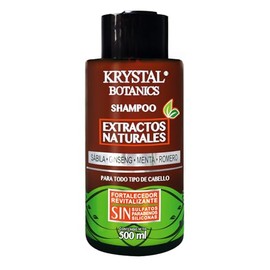 Shampoo Extractos Naturales + Sábila, Ginseng, Menta y Romero 500ML