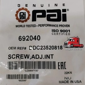 PAI INTAKE ADJUSTING SCREW for Series 60. PAI# 692040. Ref.# DETROIT DIESEL 23520818