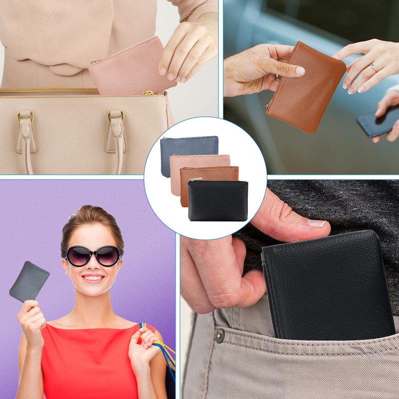 Women's Small Wallet, Small Purse for Women, Black, blue, brown,