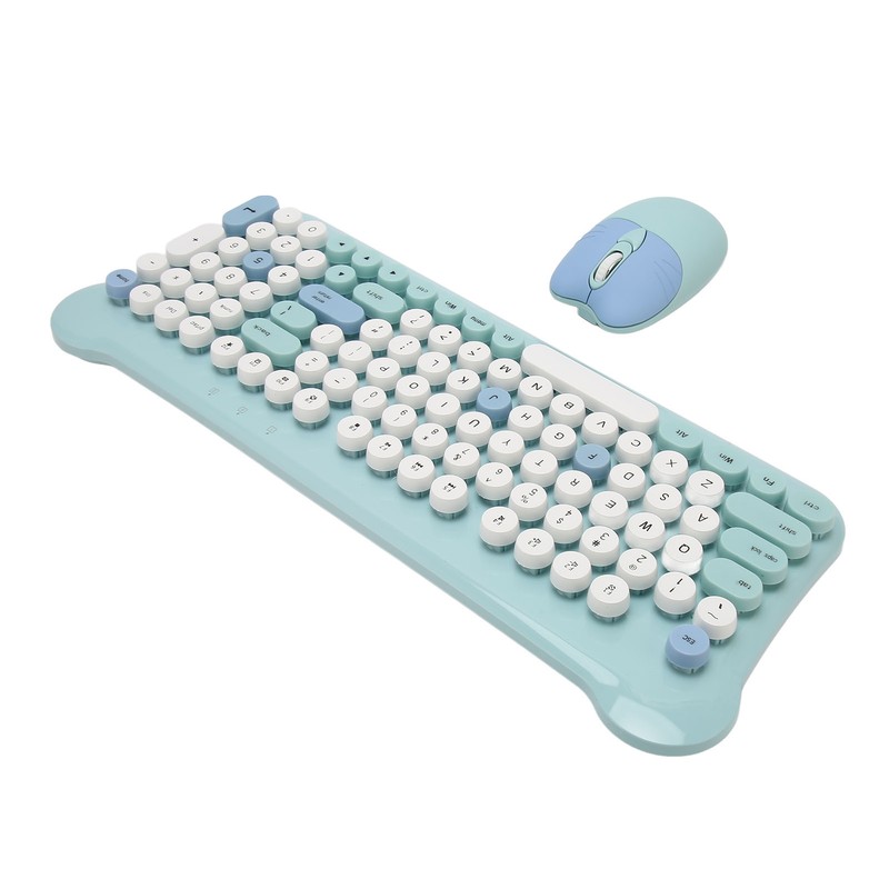 Wireless Keyboard and Mouse 2.4Ghz Connection Cute Keyboard Mouse Set
