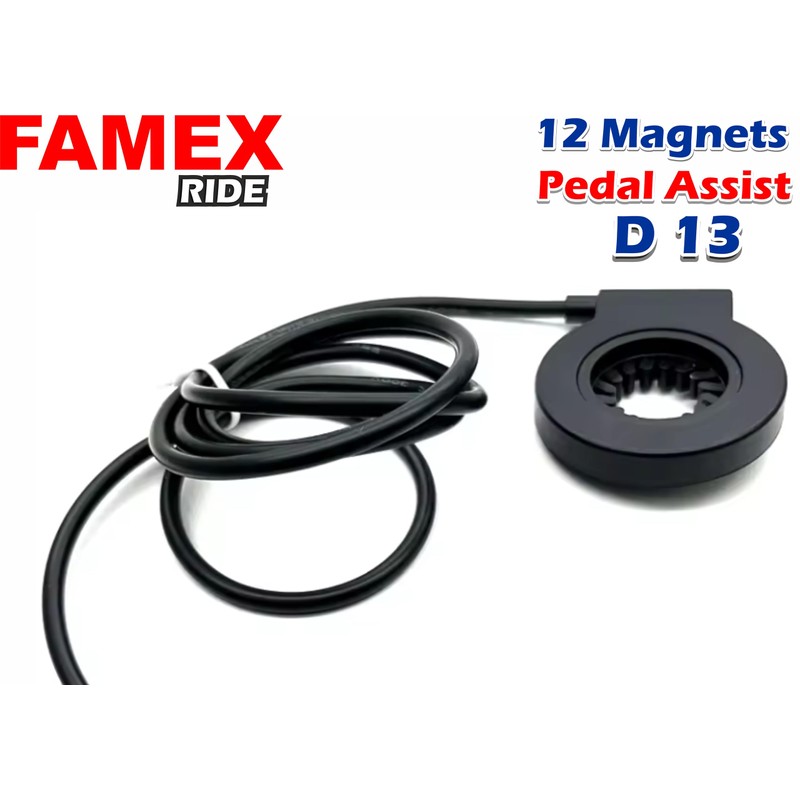 FAMEX RIDE E-Bike PAS Pedals Sensor Power Assist Integrated Waterproof