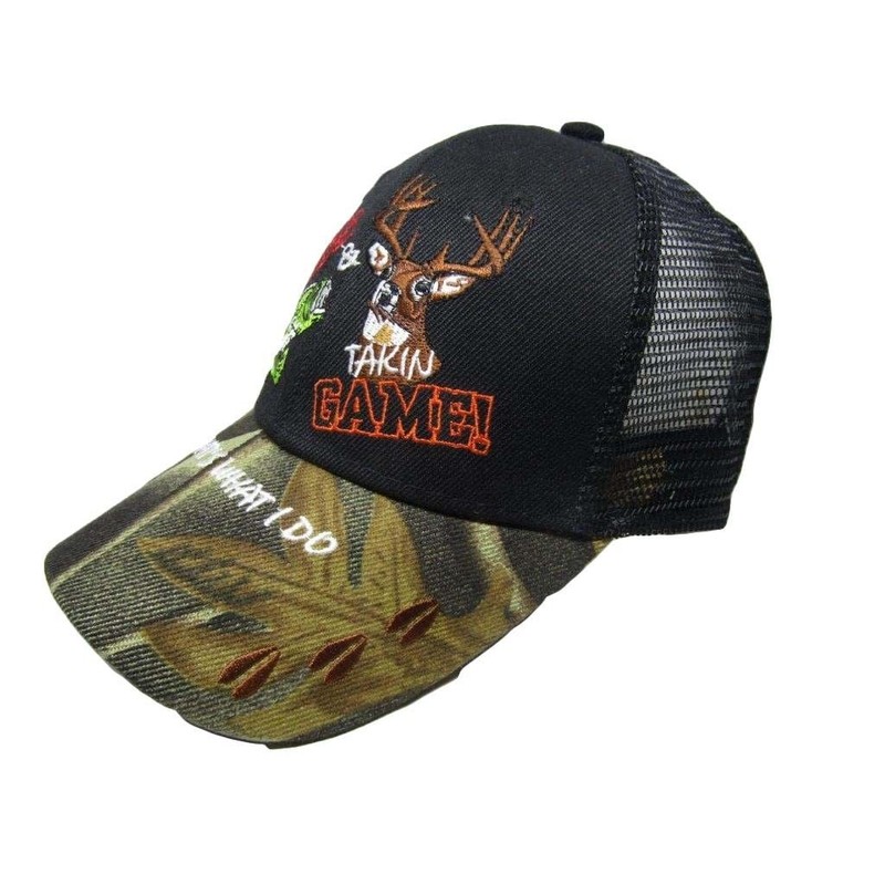 K's Novelties Kickin Bass Takin Game Hunting Camo Black Front