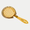 Barfly M37037GD Classic Hawthorne Spring Bar Strainer, Gold Plated