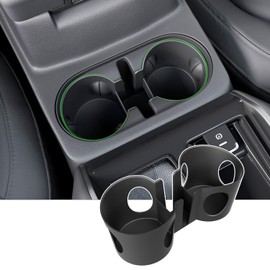 xipoqix Car Cup Holder Compatible with 2023-2025 Chevy Colorado GMC Canyon Center Console Organizer Drink Holder Replacement for 23-25 Chevy Colorado Accessories（Compatible with 2023-2025 Colorado）