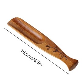 Bamboo Tea Spoon Scoop Shovel Chinese Kung Fu Loose Tea Measure Spoon for Home Teahouse Office