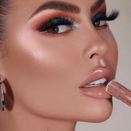Brillo de Labios en Crema 12 Colores, 2026 Nuevo Textura Lápiz Labial Color Crema, Lápiz Labial de Terciopelo Hidratante Resistente al Agua, Antiadherente y Larga Duración (#5)