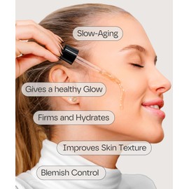 Meina 2% Bakuchiol Oil Serum with LIFT Oléoactif®, Squalane and Coenzyme Q-10, Anti Aging Skincare for Face Rejuvenation, Natural and Gentle Alternative to Retinol, Targets Wrinkles, 30ml