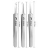 Professional Stainless Steel Blackhead Remover Kit - 3Pcs Precision Pimple