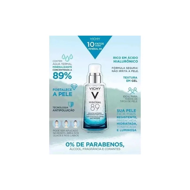 Crema Hidratante Facial Vichy Con Ácido Hialurónico Mineral