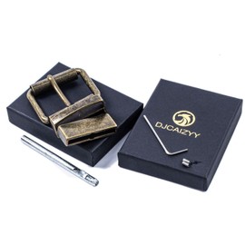 1.5" (40mm) Reversible Belt Buckle Replacement Belt Buckle Vintage Bronze