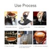 Coffee Tamper 58mm Handle Stainless Steel Ergonomic Coffee Press Tamper