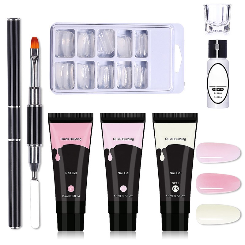 Nail Gel Kit 15ml Safe Reliable Quick Extension Extension Nail