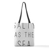 CafePress Salty As The Sea Polyester Tote Bag 16"x16"