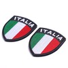 AXEN Italy Shield Patch, Embroidered Italian Flag Tactical Patches Hook