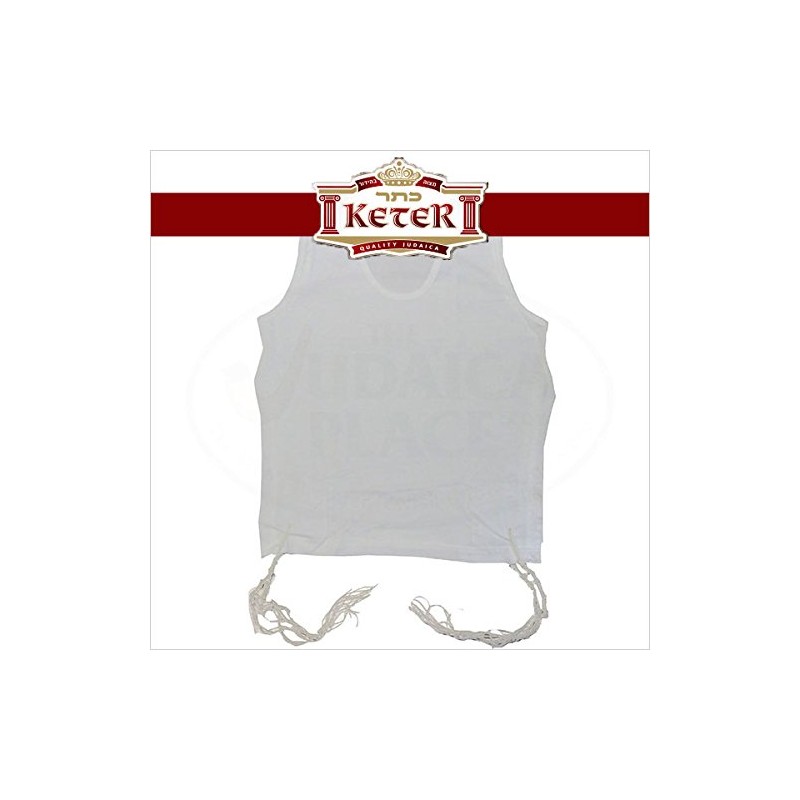 KETER JUDAICA Boys Perf-Tzit Undershirt Tzitzis with Sefardi Strings -