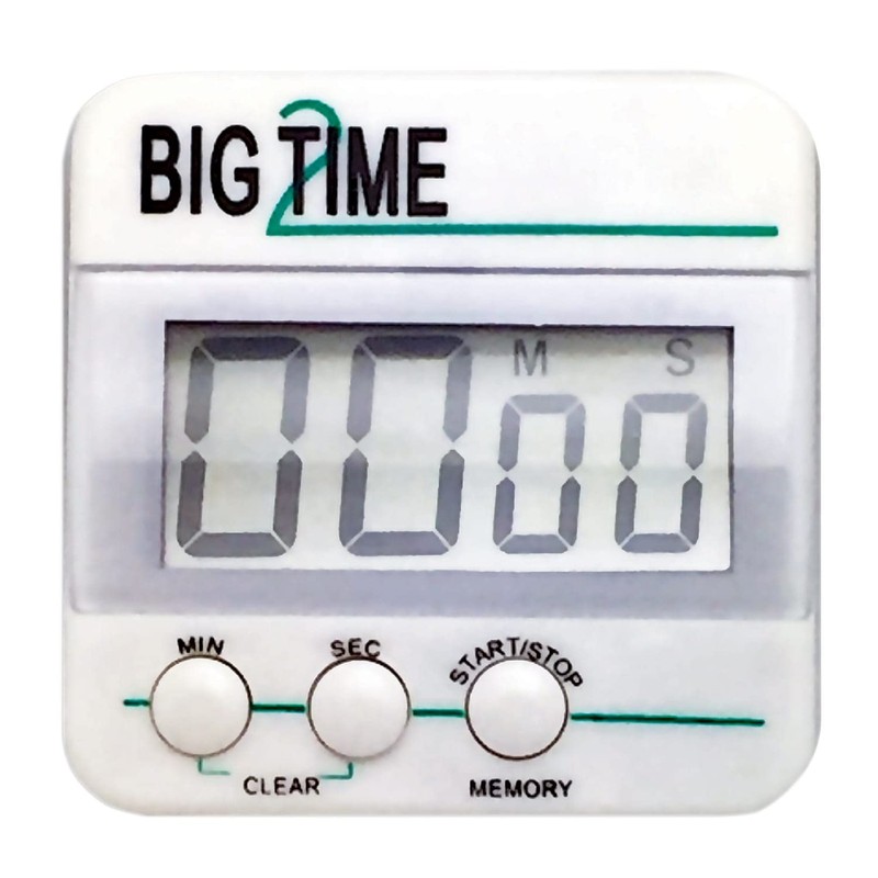 Ashley ASH10210-3 Productions 100-Minute Big Time Too Up/Down Timer, White,