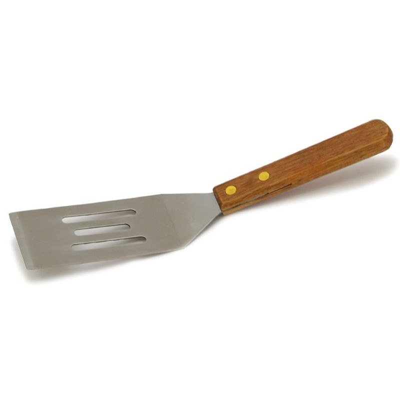 Chef Craft Stainless Steel 8-Inch Long Mini Slotted Blade Turner