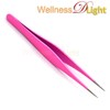 Professional Tweezers Set of 2 - Slant Tip and Pointed