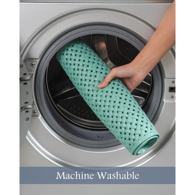PADOOR Bathtub-Mat Non Slip with Suction Cups and Drain Holes,