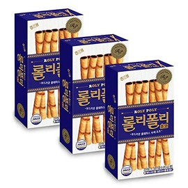 Haitai Roly Poly Chocolate Filled Rolls - 3 Packs