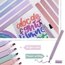 12 Textmarker Pastell und 6 Aesthetic Gelstifte,0.5cm Fineliner-Stiften Schwarzer,Pastell Textmarker Bibel Zubehör Marker Stifte für Back to School Aesthetic Bible Marker Book Annotations School.