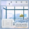 Datanly 6 Pcs Air Ceiling Vent Covers 3 Way Sidewall
