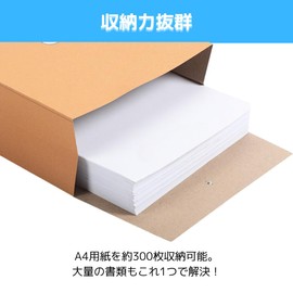 YourKit A 4 Envelopes with Looseleaf Gusset Envelope Office Envelope with Gusset with String for Crafts, Papers, Documents, Storage, Large Capacity (20)