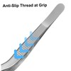 OHPHCALL 2pcs Stainless Steel Fish Bone Tweezers Kitchen Tweezers for