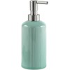 Gedy Sabina Soap Dispenser, Ceramic, Aquamarine, 7.5 x 7.5 x 19