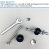 Jiehaojia 12pcs M6 Trampoline Screws Trampoline Accessories Trampoline Stability Tool