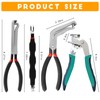 Car Clip Pliers/Disassembly Tools,Efficient Multi-Functional Automotive Snap Ring Pliers,Electrical Disconnect