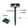 Drive away stray cats and dogs solar mouse repeller ultrasonic