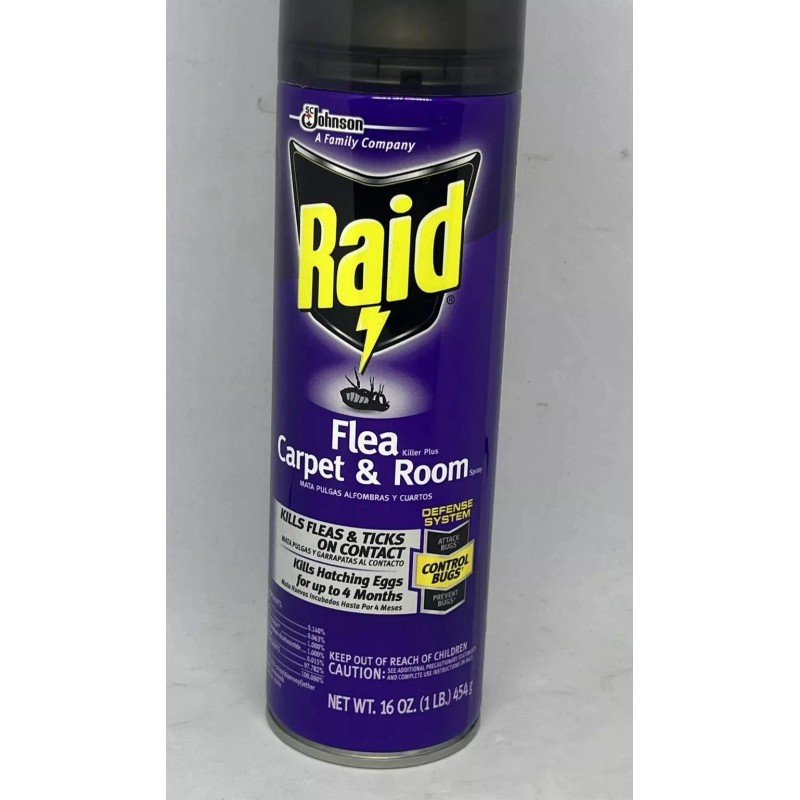 Raid Flea Killer Plus Carpet & Room Spray 16oz. Free