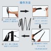 HEALING トレッキングポール 折畳み 【超軽量110/120/130G】カーボン 登山 ポール 5節 2本セット110/120/130cm ハイキングポール 滑り止め