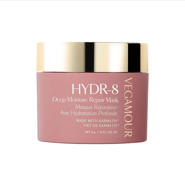 VEGAMOUR HYDR-8 Deep Moisture Repair Mask - Conditioner Hair Mask with Ceramides and Milk Thistle, Hair Mask for Dry Damaged Hair